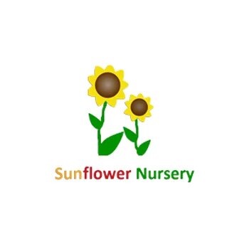 Sun flower nursery logo
